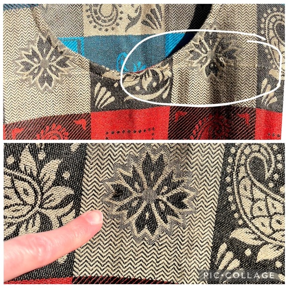 90s Krishaa Indian Kashmiri Tunic Dress Size XL - Picture 15 of 16